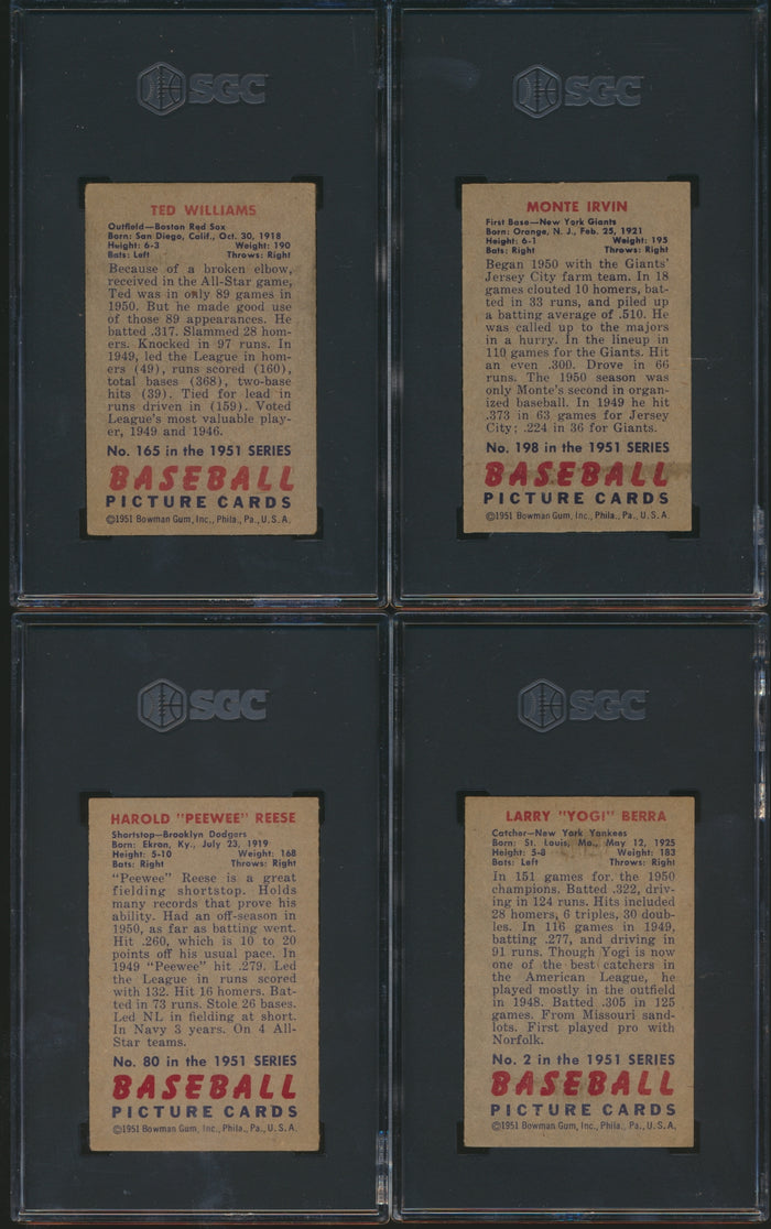 1951 Bowman Low to Mid-Grade Baseball Complete Set Group Break #5
