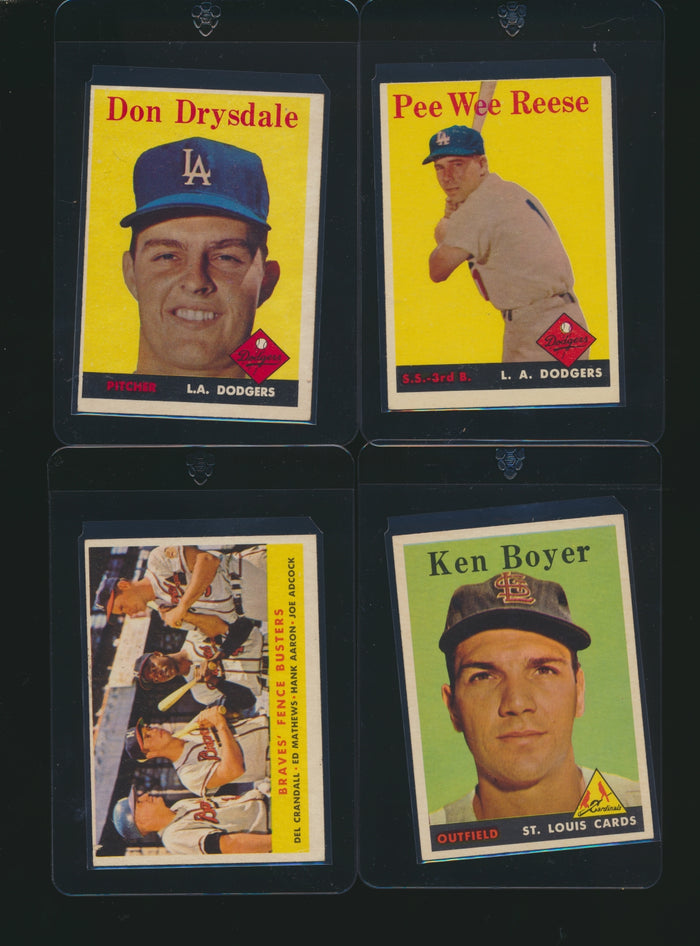 1958 Topps Baseball Low- to Mid- Grade Complete Set Group Break #16 (LIMIT 10)