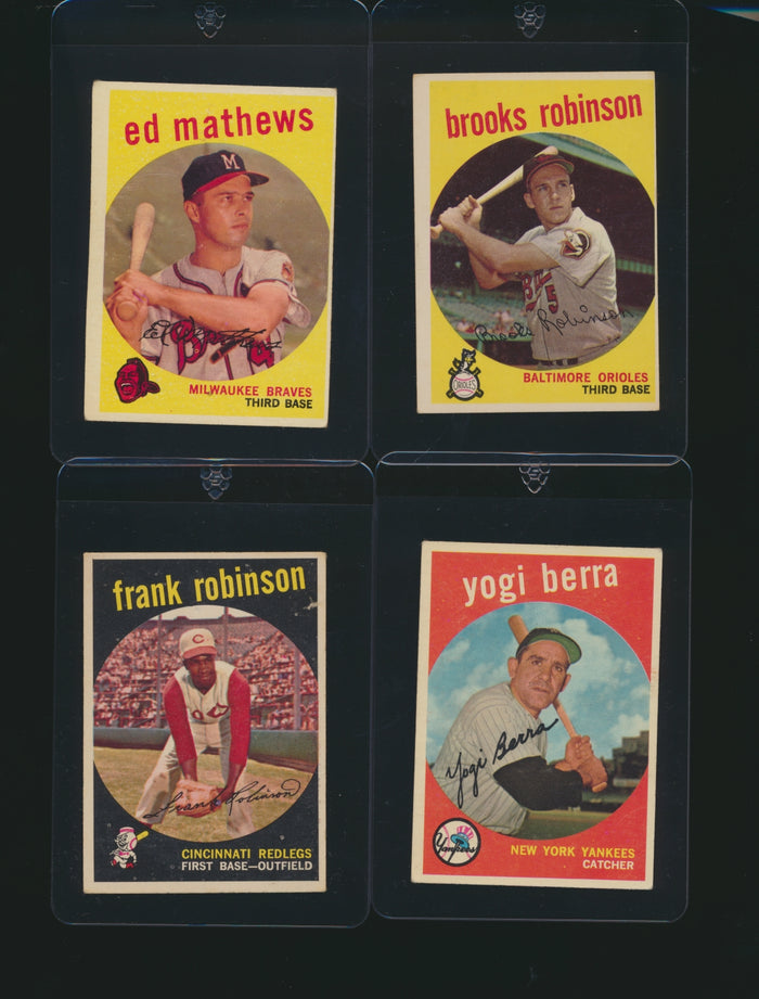 1959 Topps Baseball Low to Mid-Grade Complete Set Group Break #18 (Limit removed) with 20 '58 MLB Auto Bonus Spots