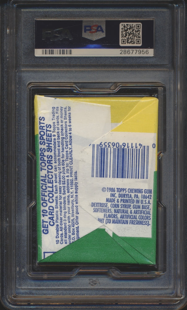 1986 Topps Football Wax Pack Group Break #5 (17 spots)