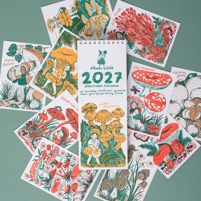 2027 PHOEBE WAHL POSTCARD CALENDAR