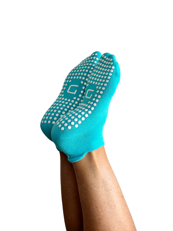 Baby Blue Classic Grip Socks