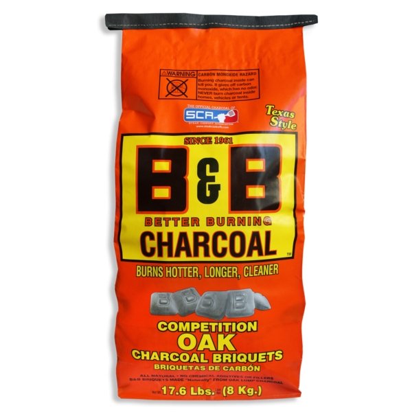 B&B Oak Charcoal Briquets 17.6 lb B00074