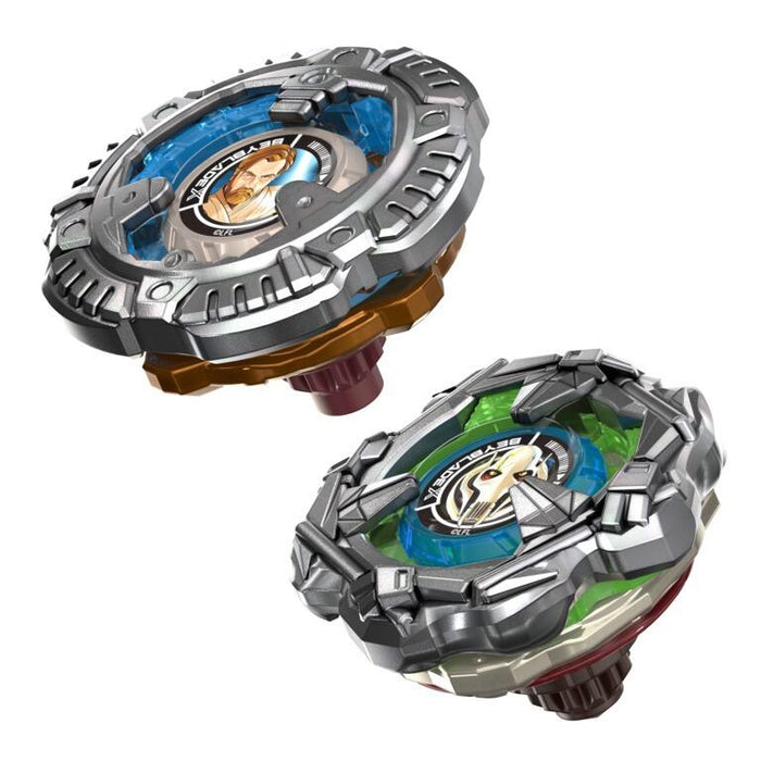 Beyblade X Star Wars Obi-Wan Kenobi 4-60P vs General Grievous 3-80HN Two Pack