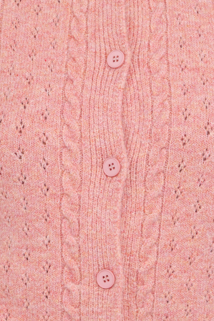 Petal and Pup USA KNITWEAR Bonnie Cardigan - Pink