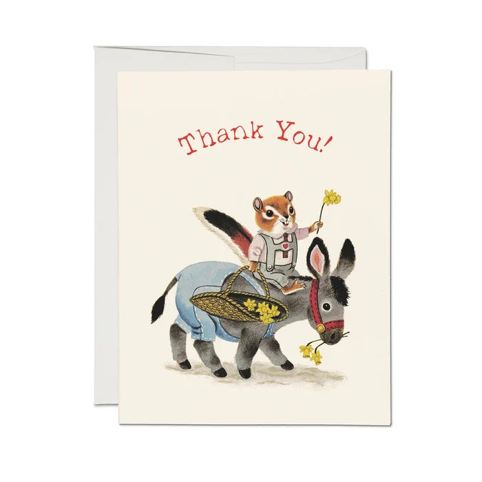 CHIPMUNK & DONKEY CARD
