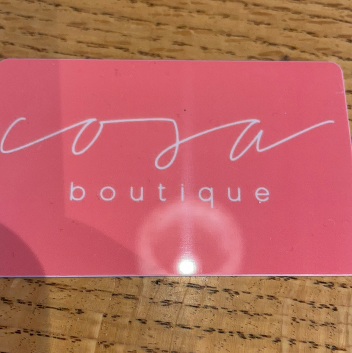 Cosa Physical Gift Card *Various Amounts*