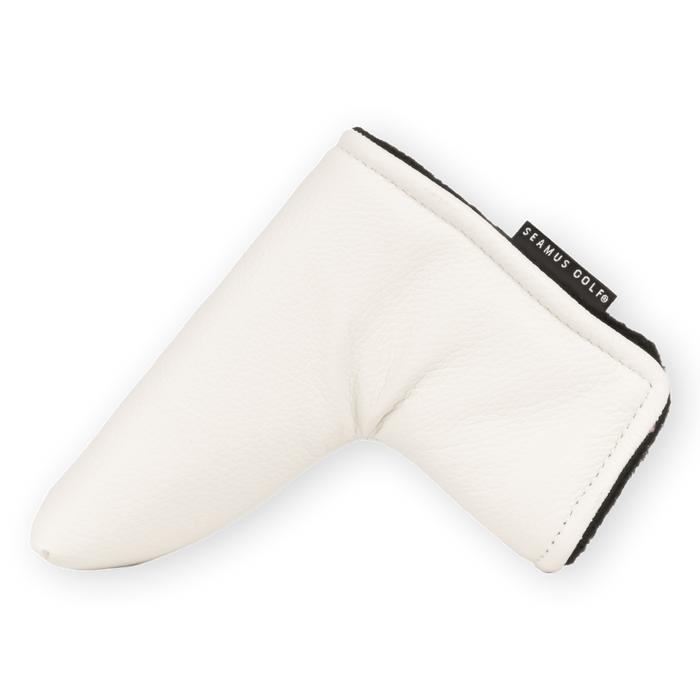 Cream Tribeca Leather Blade Putter