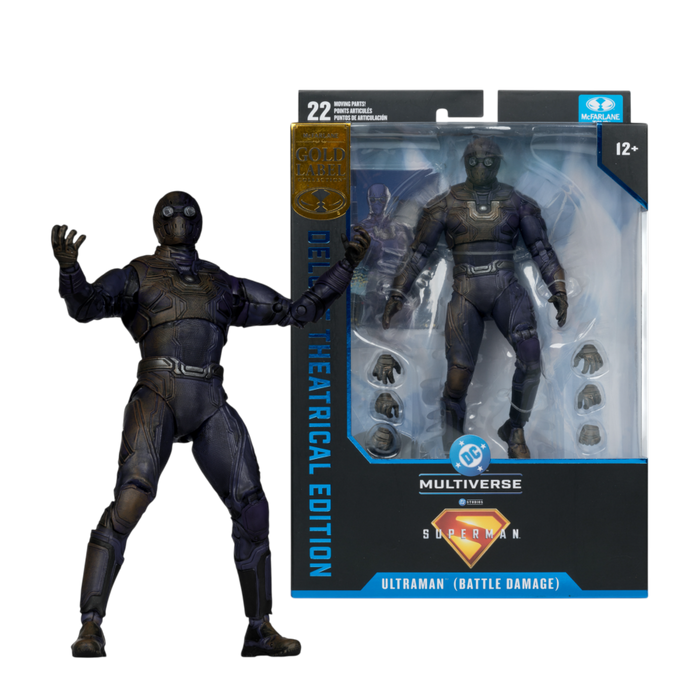 DC Multiverse 7 Inch Deluxe Theatrical Action Figure Wave 1 - Ultraman (Battle Damaged)(Gold Label)