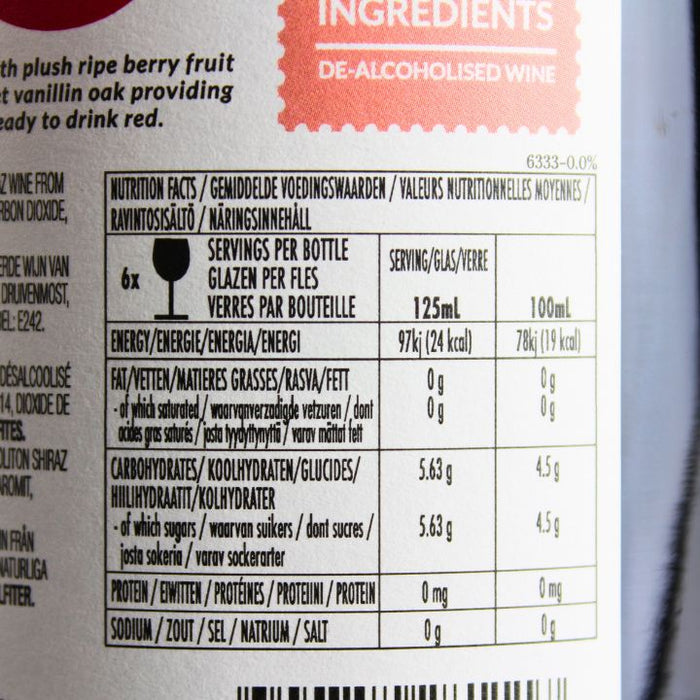 De Bortoli, The Very Cautious One Shiraz 0.0%
