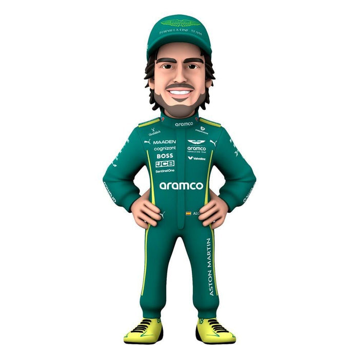 F1 Minix 5 Inch Collectible Figurine - Fernando Alonso (Aston Martin)