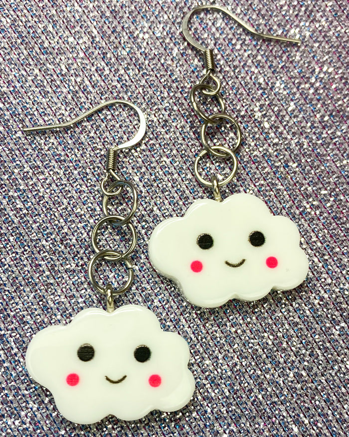 Face Cloud Earrings