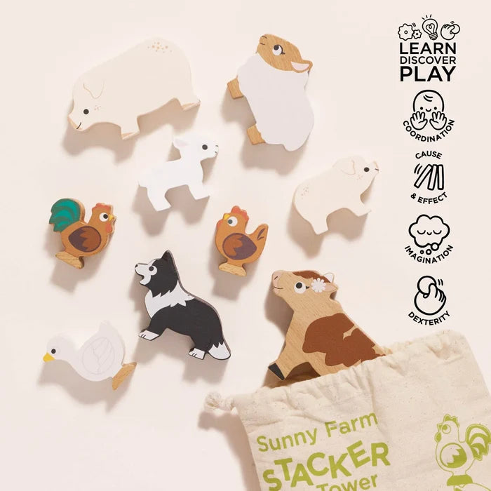 FARMYARD STACKING ANIMALS