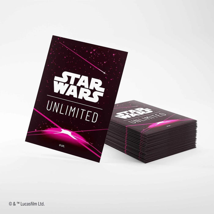 Gamegenic Star Wars: Unlimited Trading Card Game Art Sleeves - Magenta