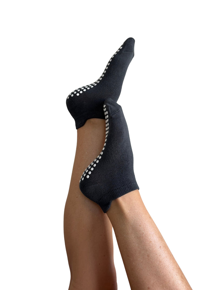 Grey Classic Grip Socks