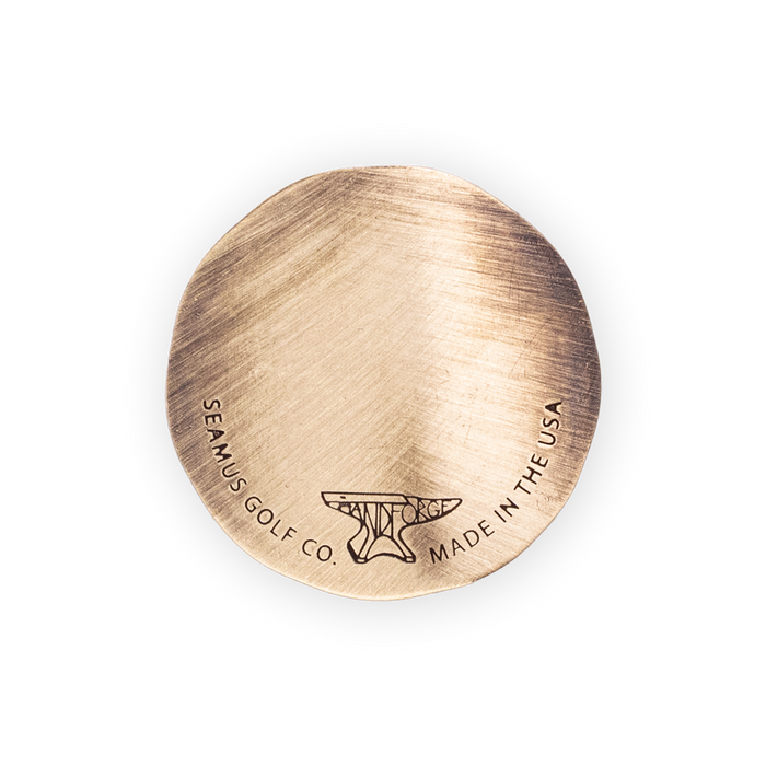 Hand Forged® Go To Your Happy Place Ball Marker - Bronze