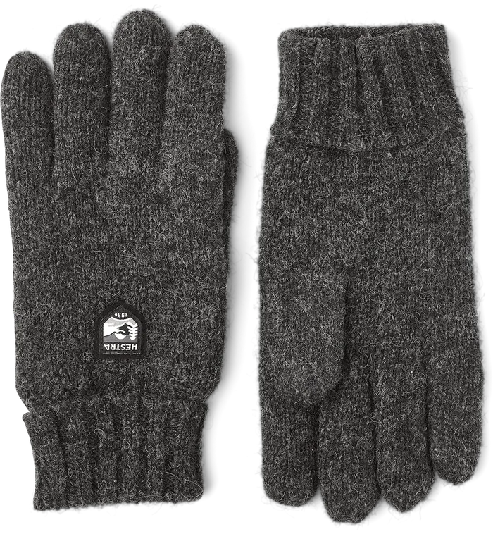 HESTRA WOOL GLOVE GREY