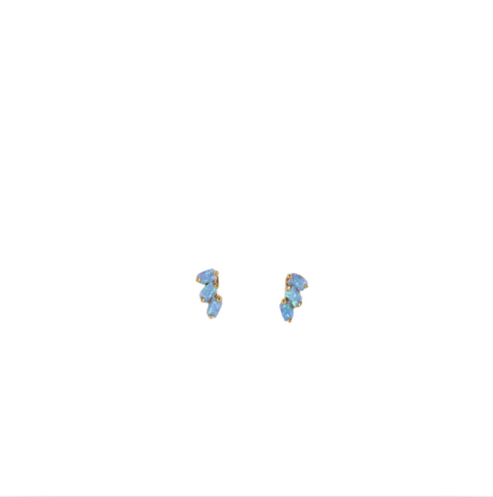 JaxKelly Offset Trio Earrings