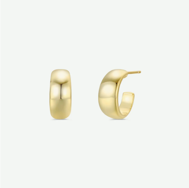 JaxKelly Wide Hoop Earrings