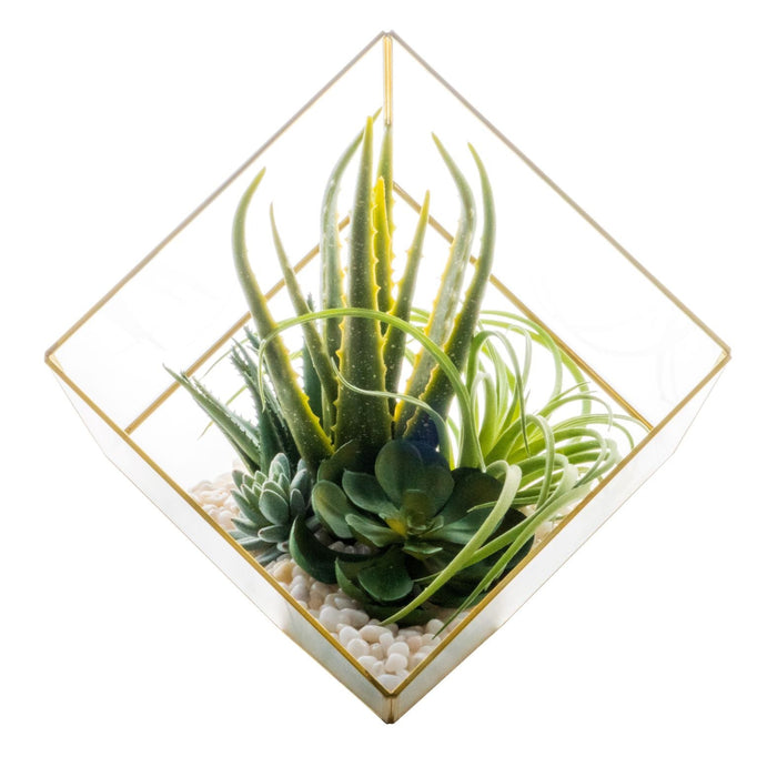 Large Gold Berkley Terrarium Arrangement AR1132