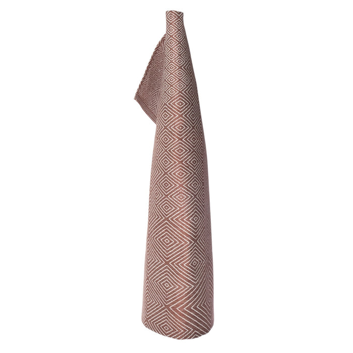 LINEN TEA TOWEL-RUST BROWN