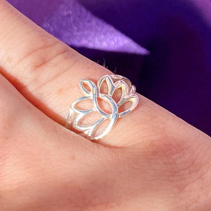 Lotus 925 Sterling Silver Ring