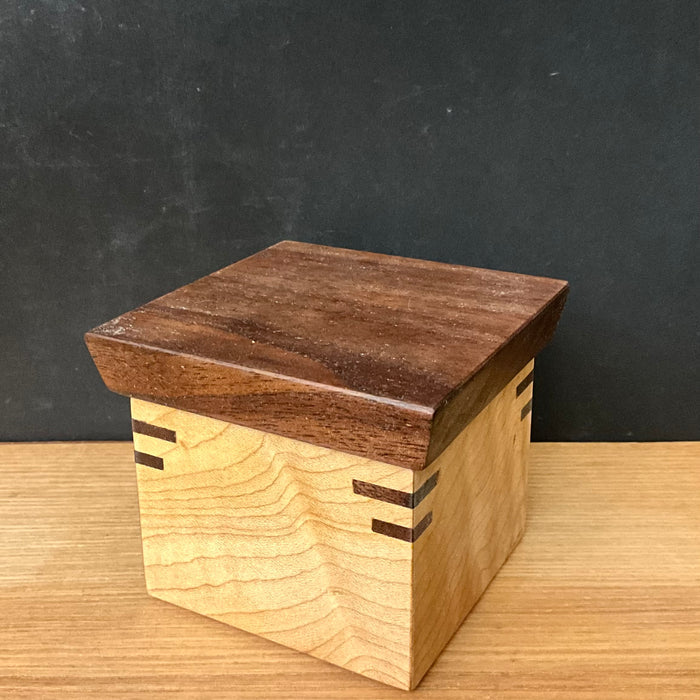 Maple & Walnut 3" Box #2612
