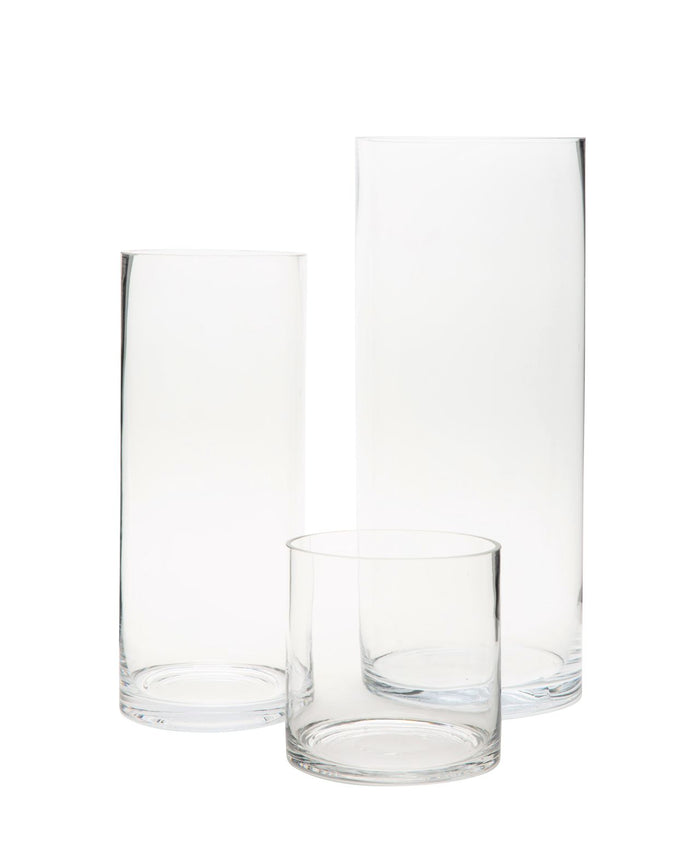 Mazzy 6" Wide Clear Glass Cylinder Collection GL1001