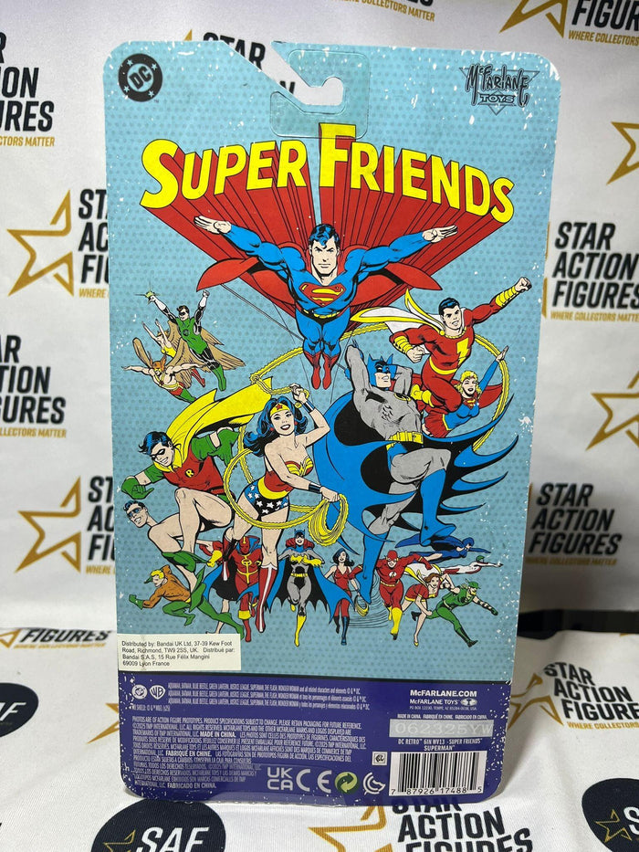 McFarlane DC Retro Super Friends 6 Inch Action Figure Wave 13 - Superman (Chase)