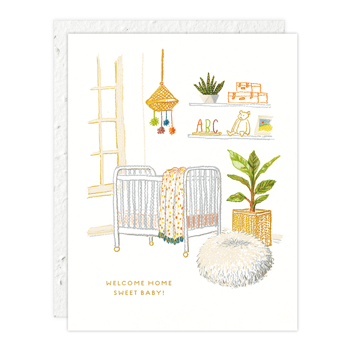 NURSERY BABY CARD