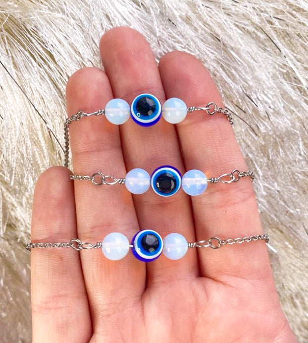 Opalite x Evil Eye Choker