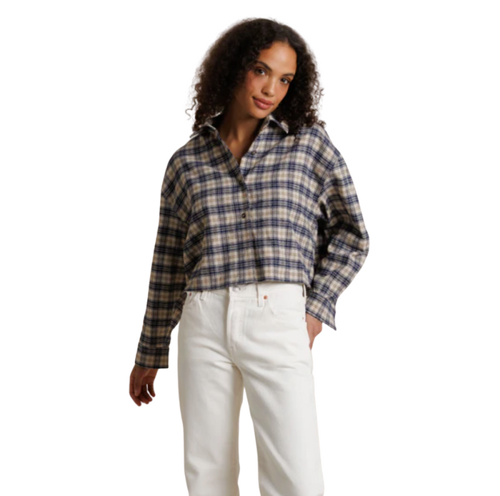 perfectwhitetee Tate Button Down