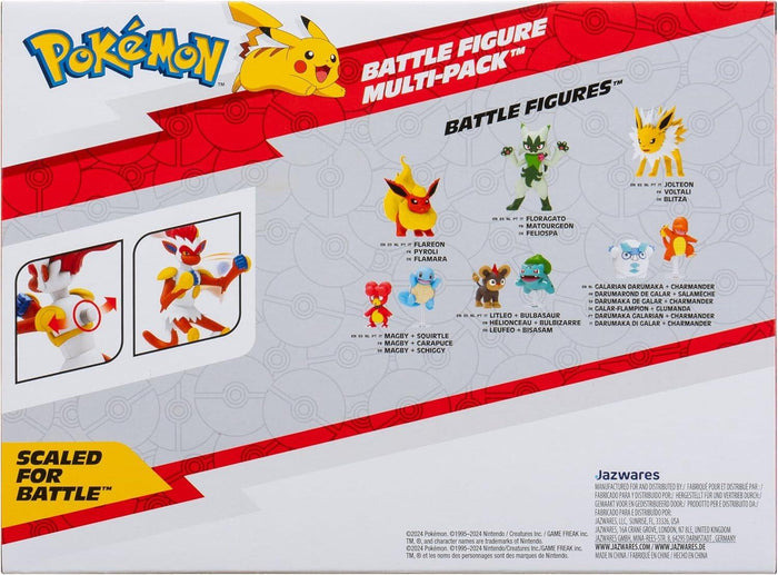 Pokémon Battle Ready Figure Multipack - Pancham, Infernape & Lucario