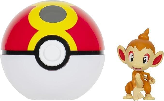 Pokémon Clip N Go Battle Figure Wave 19 - Chimchar with Repeat Ball