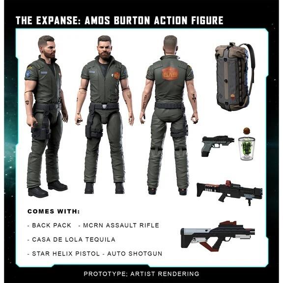 *PRE-ORDER Nacelle Toys The Expanse 7 Inch Scale Action Figure Wave 1 - Amos Burton