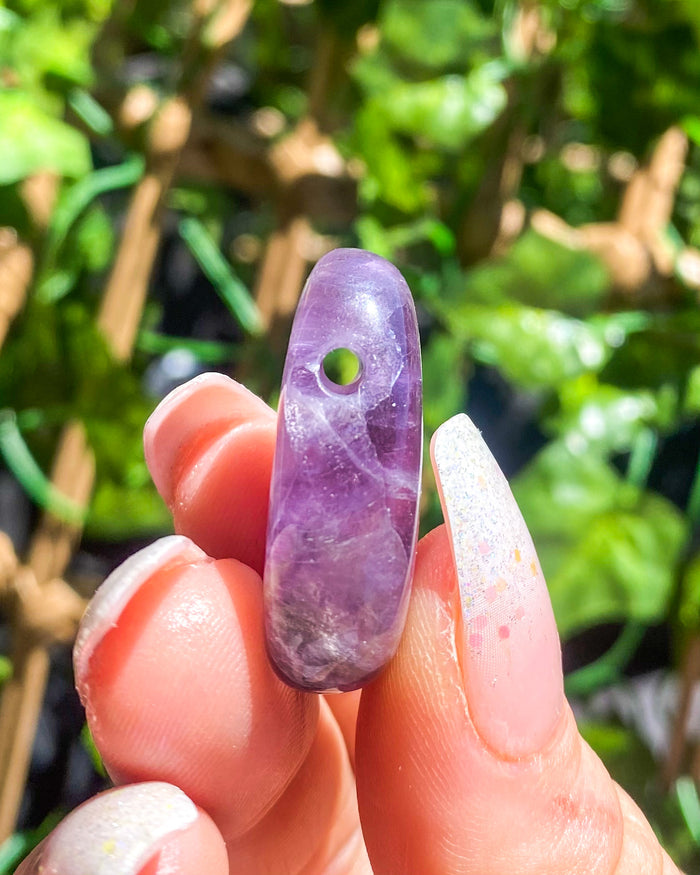 Rainbow Fluorite Teardrop Necklace