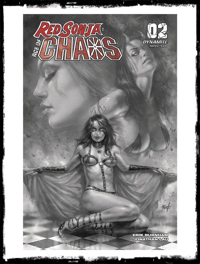 RED SONJA: AGE OF CHAOS - #2 LUCIO PARRILLO 1:40 B&W COVER (2020 - VF+)