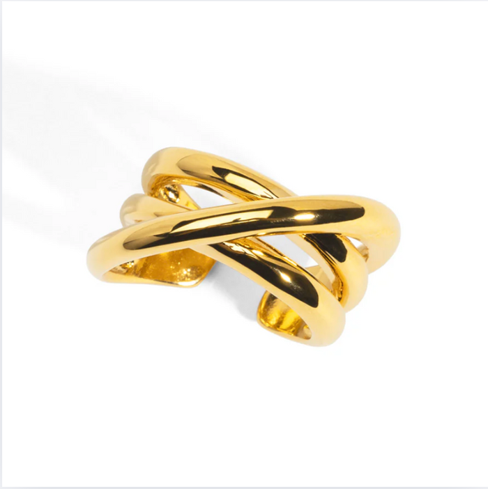 Rho Criss Cross Ring