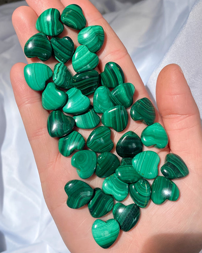 Small Malachite Heart