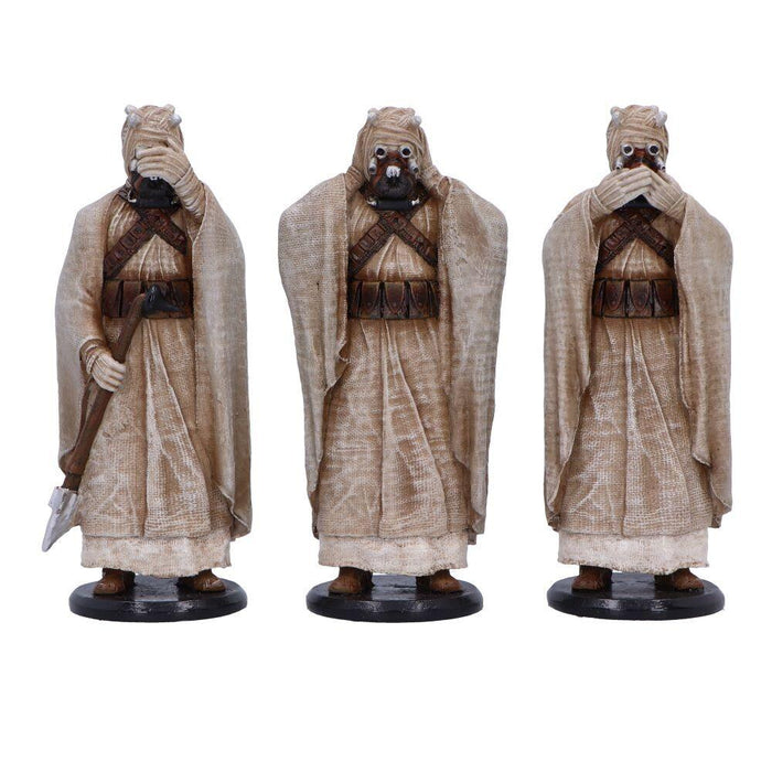 Star Wars 5.5 Inch Resin Collectible Figurine Set - Three Wise Tusken Raiders