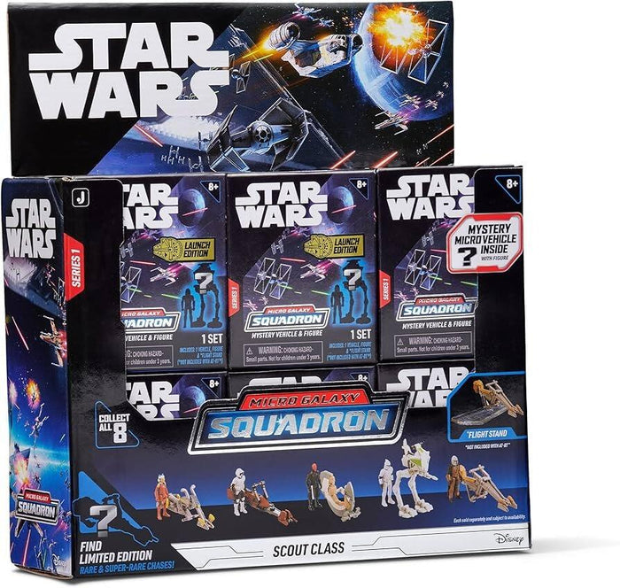 Star Wars Micro Galaxy Squadron 2 Inch Vehicle Series 1 Scout Class - Blind Box (Walgreens)