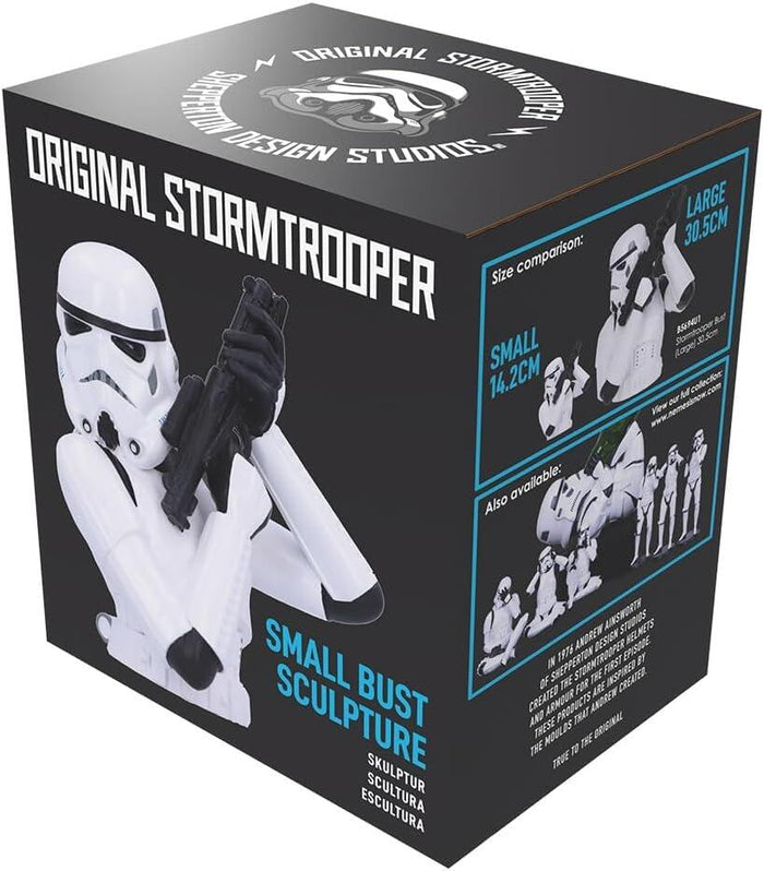 Star Wars The Original Stormtrooper 5.5 Inch Resin Collectible Figurine - Stormtrooper Bust (Small)