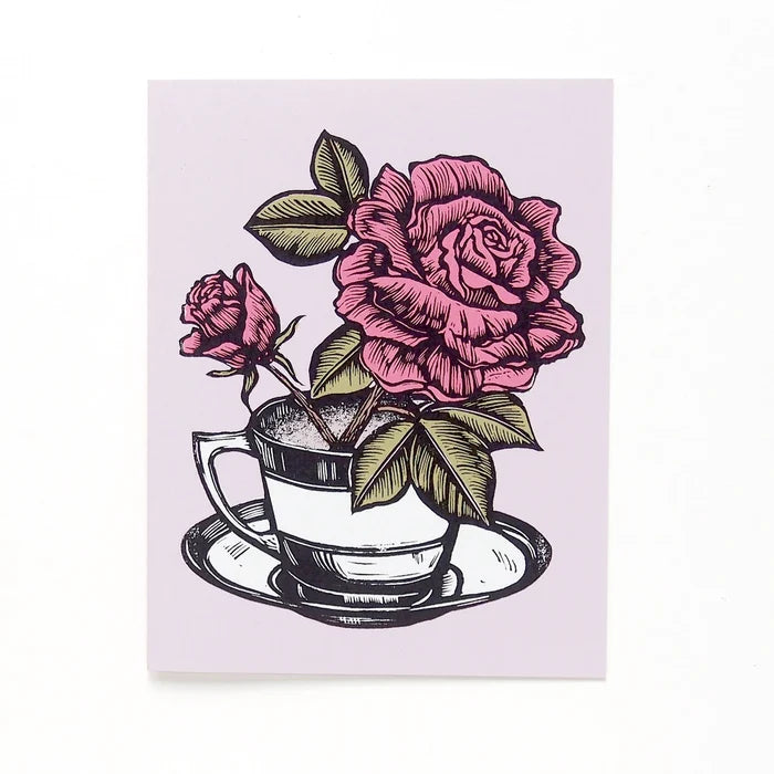 TEA ROSES CARD