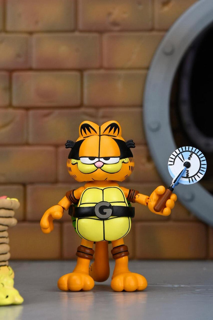 Teenage Mutant Ninja Turtles X Garfield Comic 7 Inch Scale Ultimate Action Figure 2-pack - Garfello and Odie (Archie Comics)