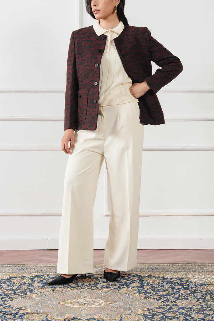 The Bordeaux Wool Jacket