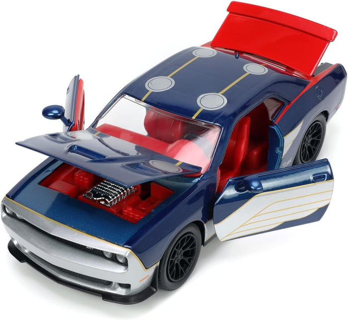 Thor: 2015 Dodge Challenger SRT Hellcat w/ Thor Hollywood Rides 1:24 Scale Die Cast Vehicle