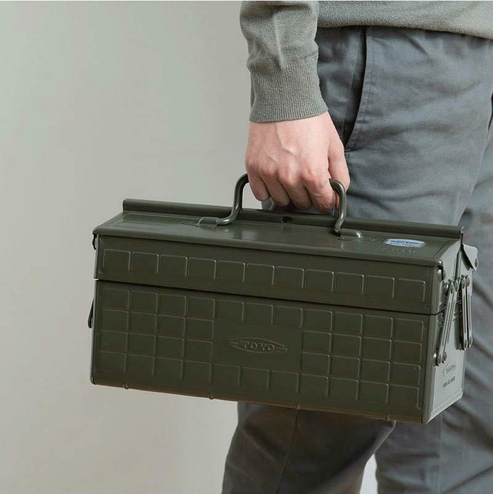 TWO-STAGE ST-350 TOOLBOX MOSS GREEN