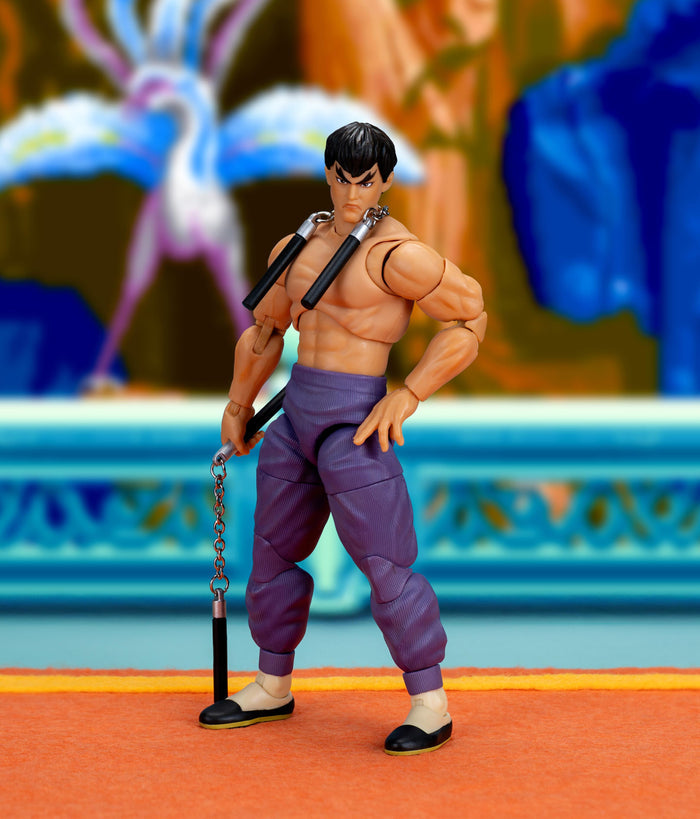 Ultra Street Fighter II Exclusive 6 Inch Deluxe Action Figure - Fei Long (Player 2)