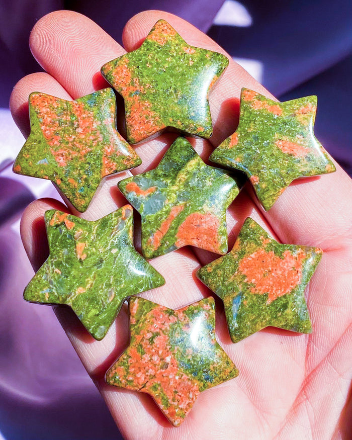 Unakite Jasper Star