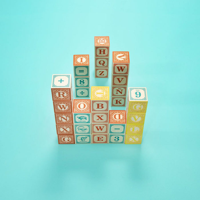 UNCLE GOOSE SPANISH ALPHABET BLOCKS